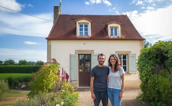 Illustration d'un couple ayant évité une saisie immobilière